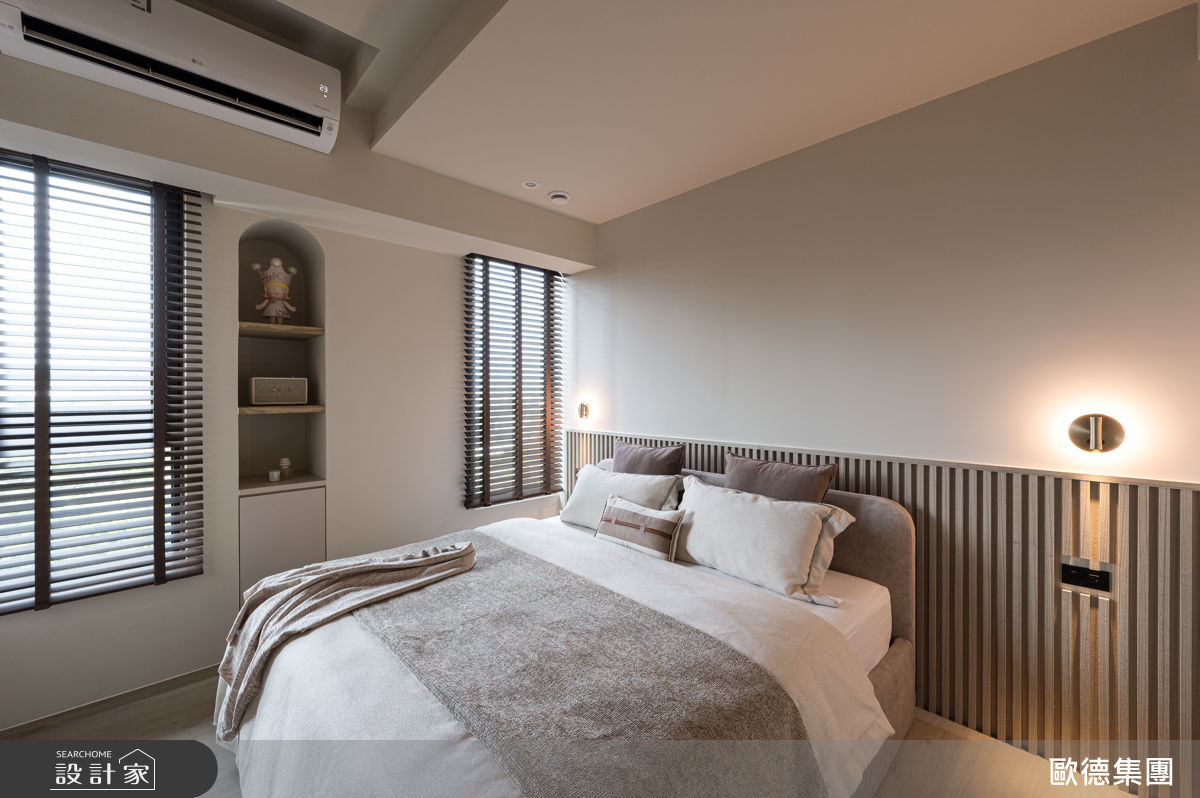 25坪新成屋(5年以下)＿奶油風臥室案例圖片＿台灣歐德傢俱股份有限公司＿歐德_213之19