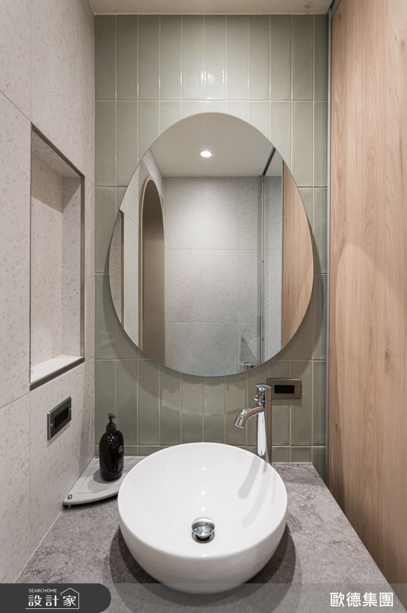 25坪新成屋(5年以下)＿奶油風浴室案例圖片＿台灣歐德傢俱股份有限公司＿歐德_213之25