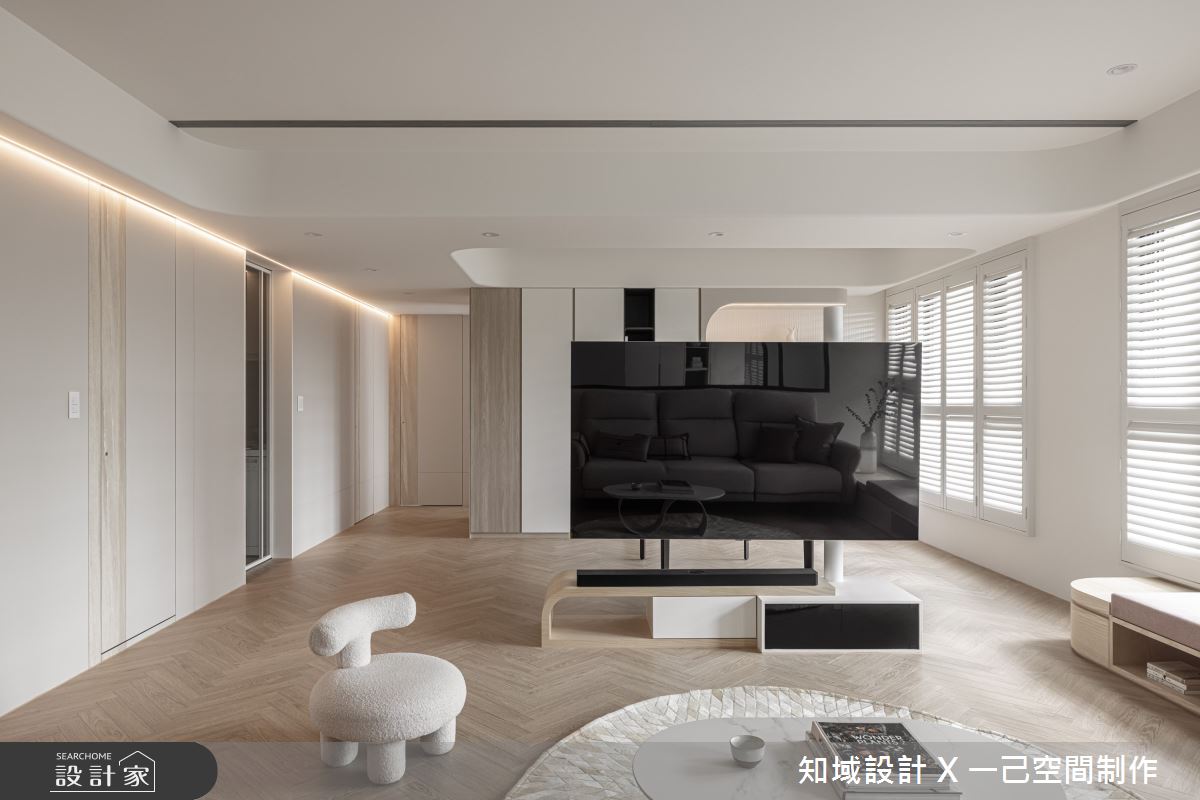 37坪新成屋(5年以下)＿混搭風客廳案例圖片＿知域設計 X 一己空間制作＿知域_簇之3