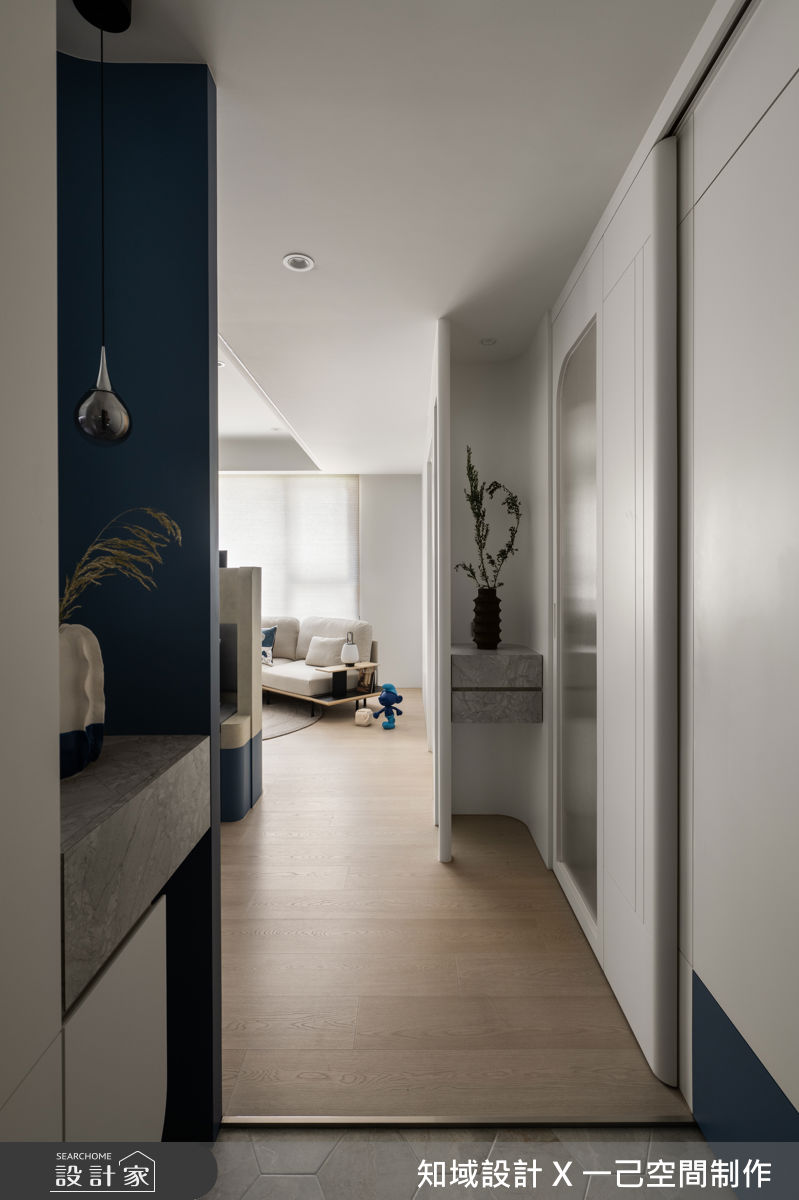 30坪新成屋(5年以下)＿混搭風玄關案例圖片＿知域設計 X 一己空間制作＿知域_瀞之1