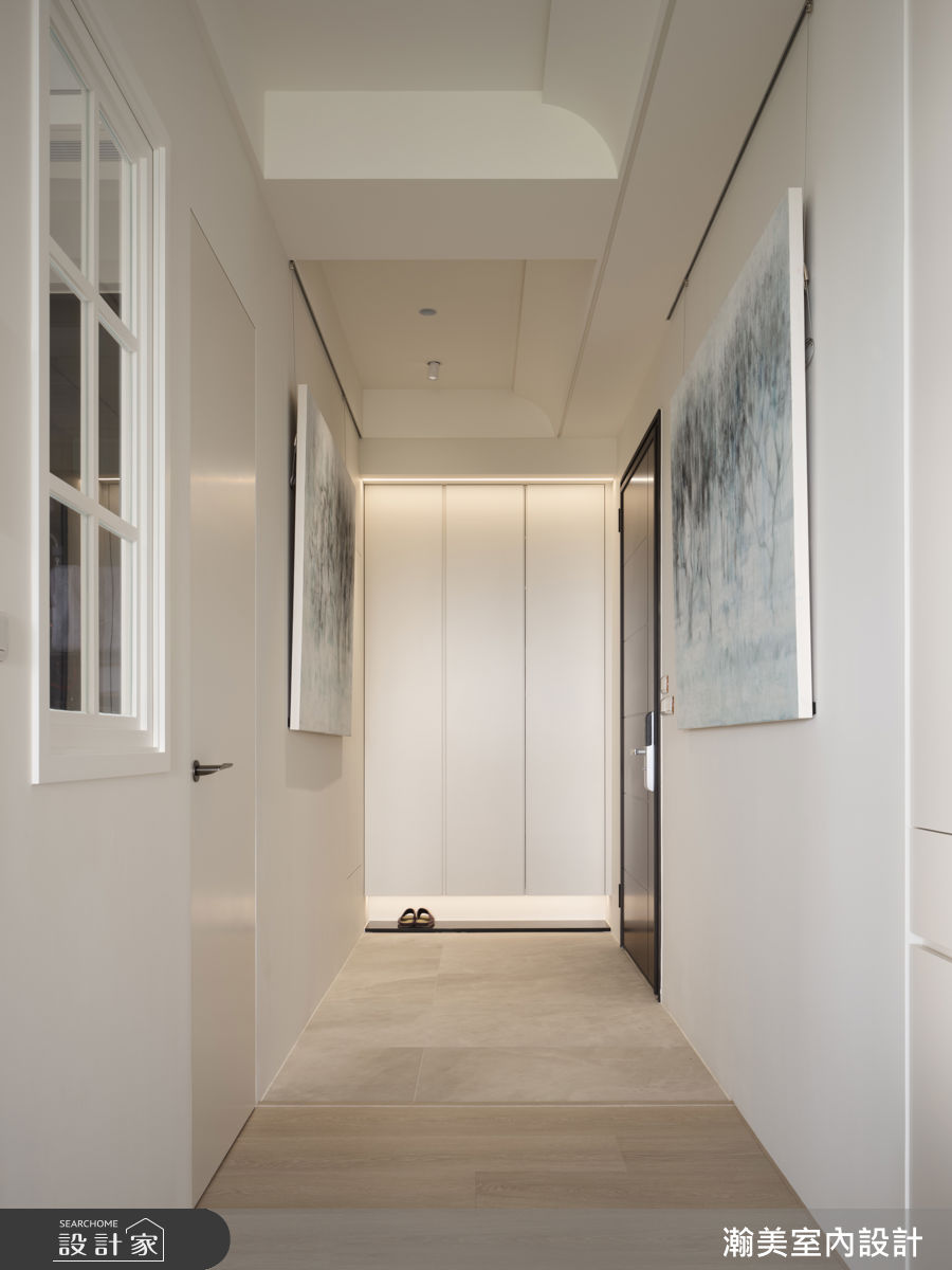 35坪新成屋(5年以下)＿混搭風玄關走廊案例圖片＿瀚美室內設計＿瀚美_住進風景裡之3