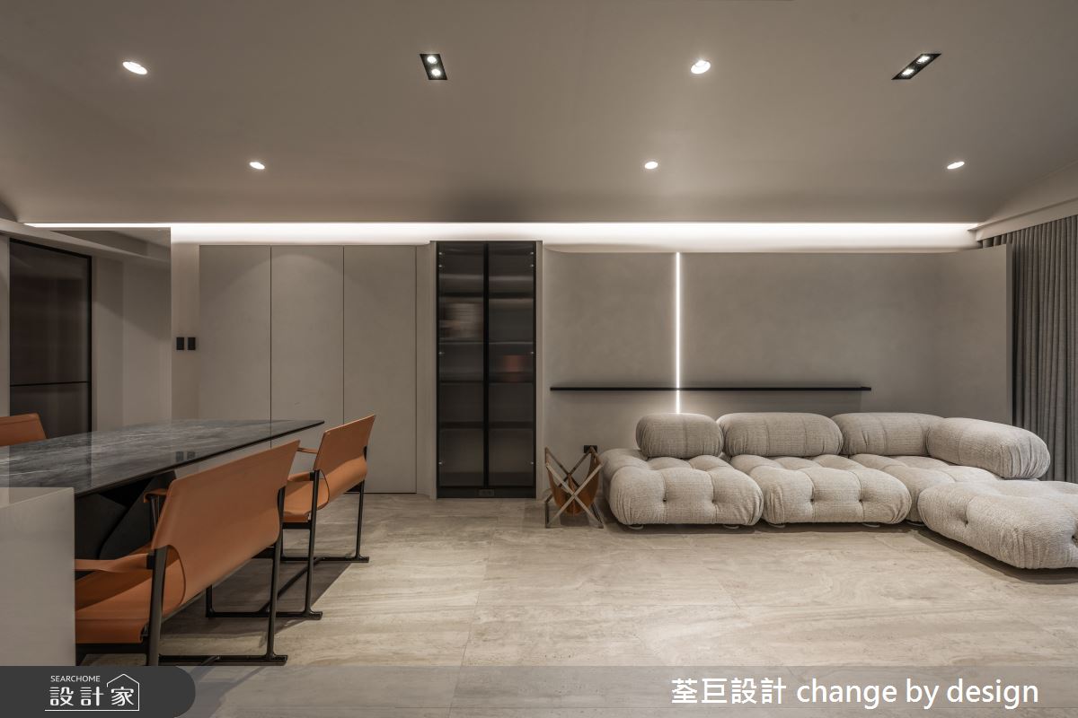 30坪新成屋(5年以下)＿現代風客廳餐廳案例圖片＿荃巨設計 change by design＿荃巨_38之3