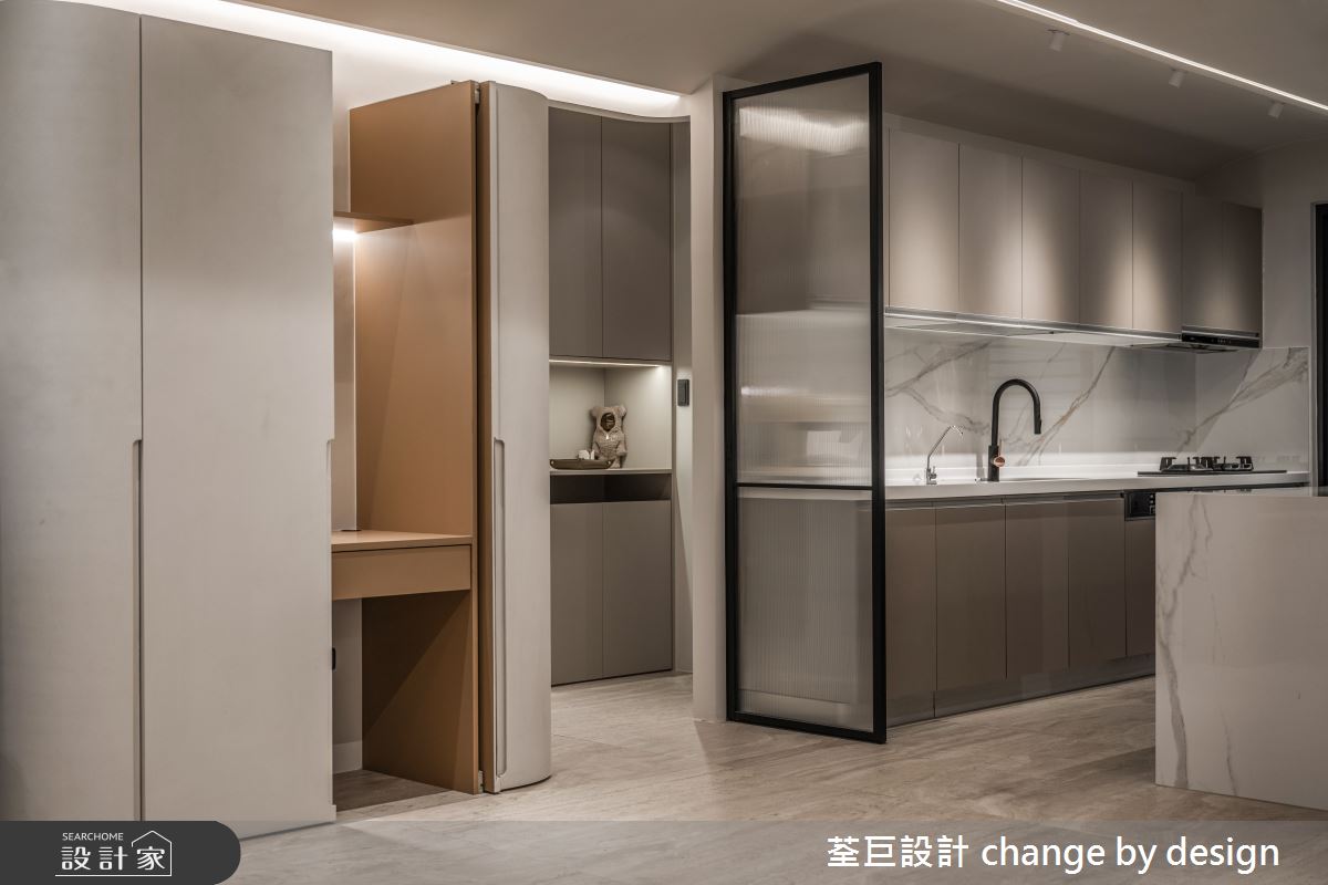 30坪新成屋(5年以下)＿現代風廚房中島案例圖片＿荃巨設計 change by design＿荃巨_38之13