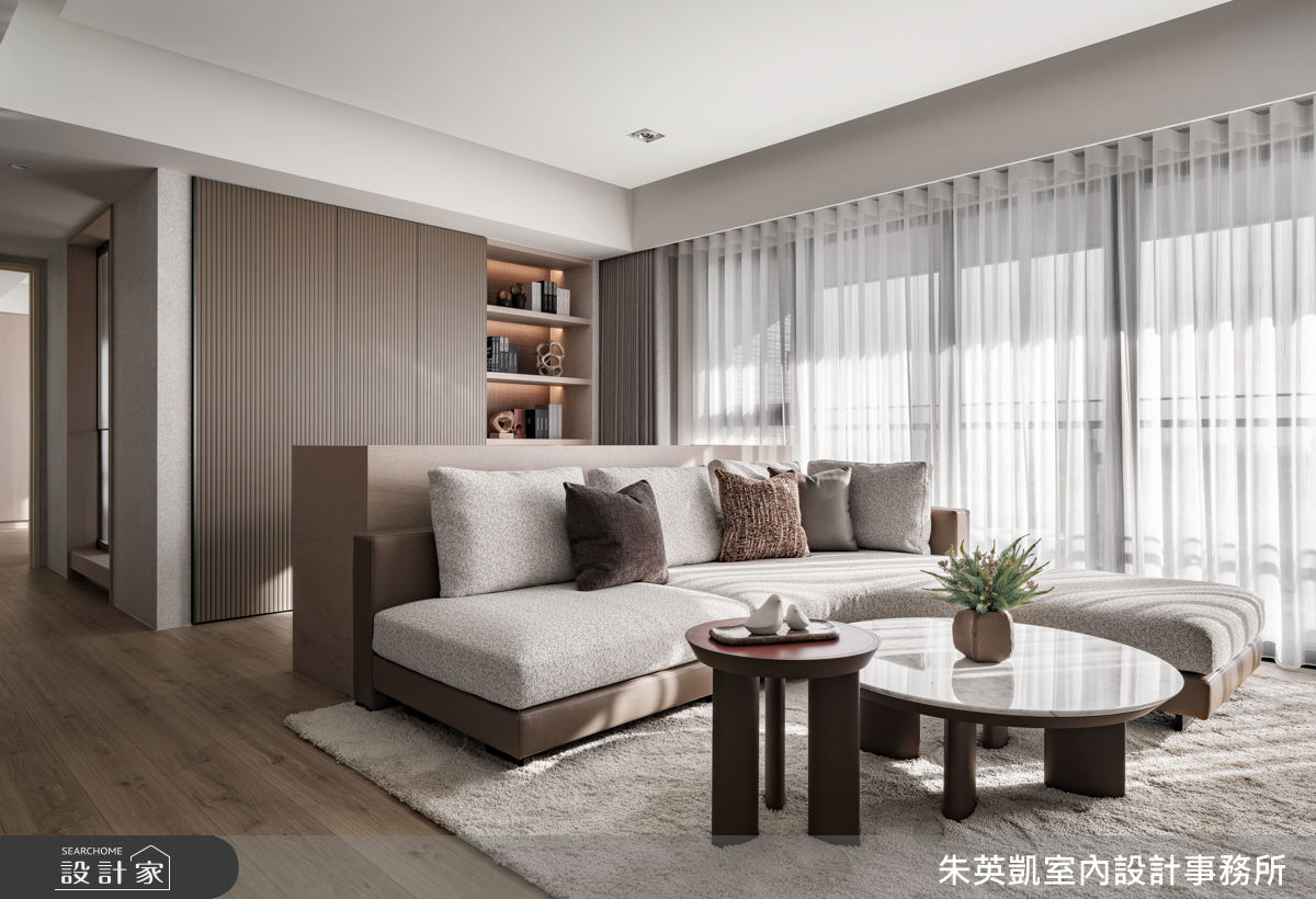 27坪新成屋(5年以下)＿現代風客廳書房案例圖片＿朱英凱室內設計事務所＿朱英凱_51之1