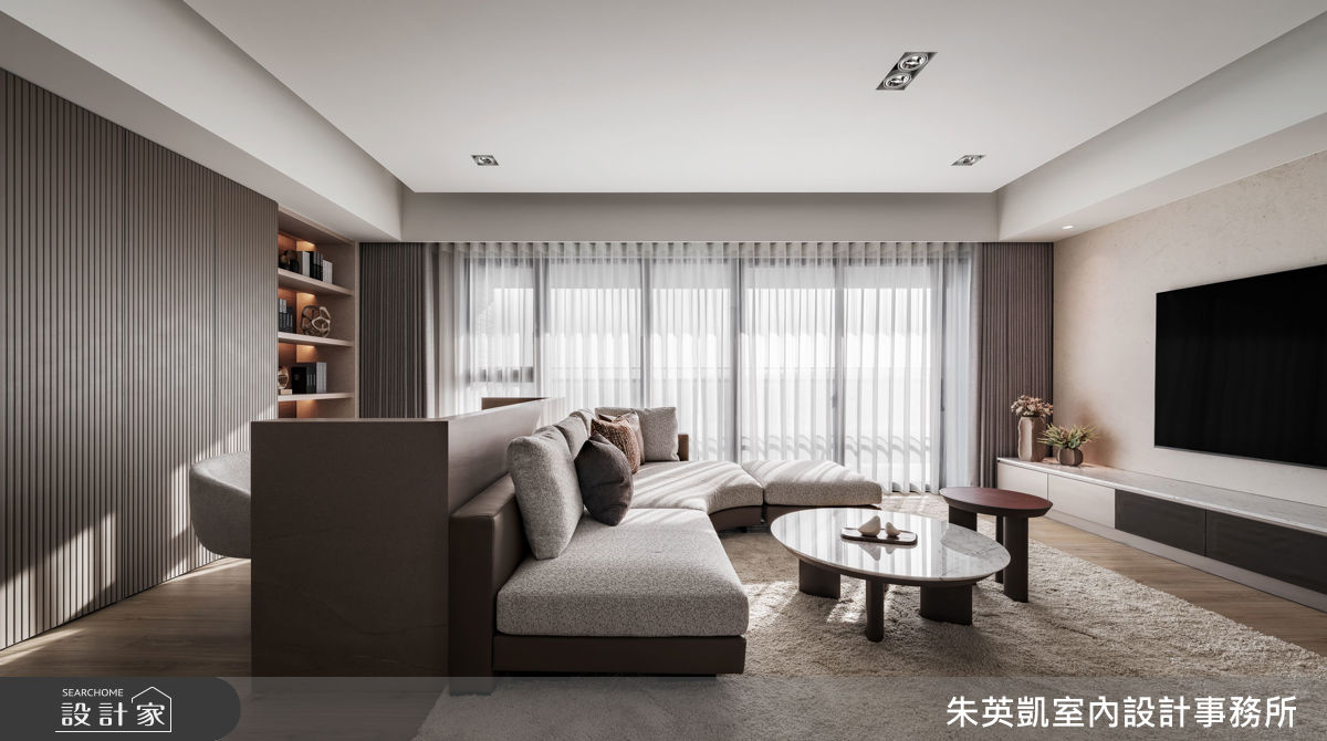 27坪新成屋(5年以下)＿現代風客廳書房案例圖片＿朱英凱室內設計事務所＿朱英凱_51之3