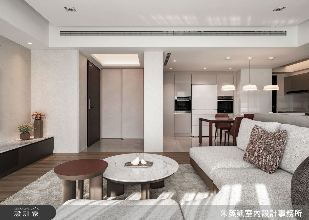 27坪新成屋(5年以下)＿現代風玄關客廳餐廳案例圖片＿朱英凱室內設計事務所＿朱英凱_51之8