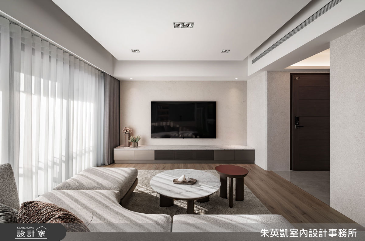 27坪新成屋(5年以下)＿現代風客廳案例圖片＿朱英凱室內設計事務所＿朱英凱_51之11