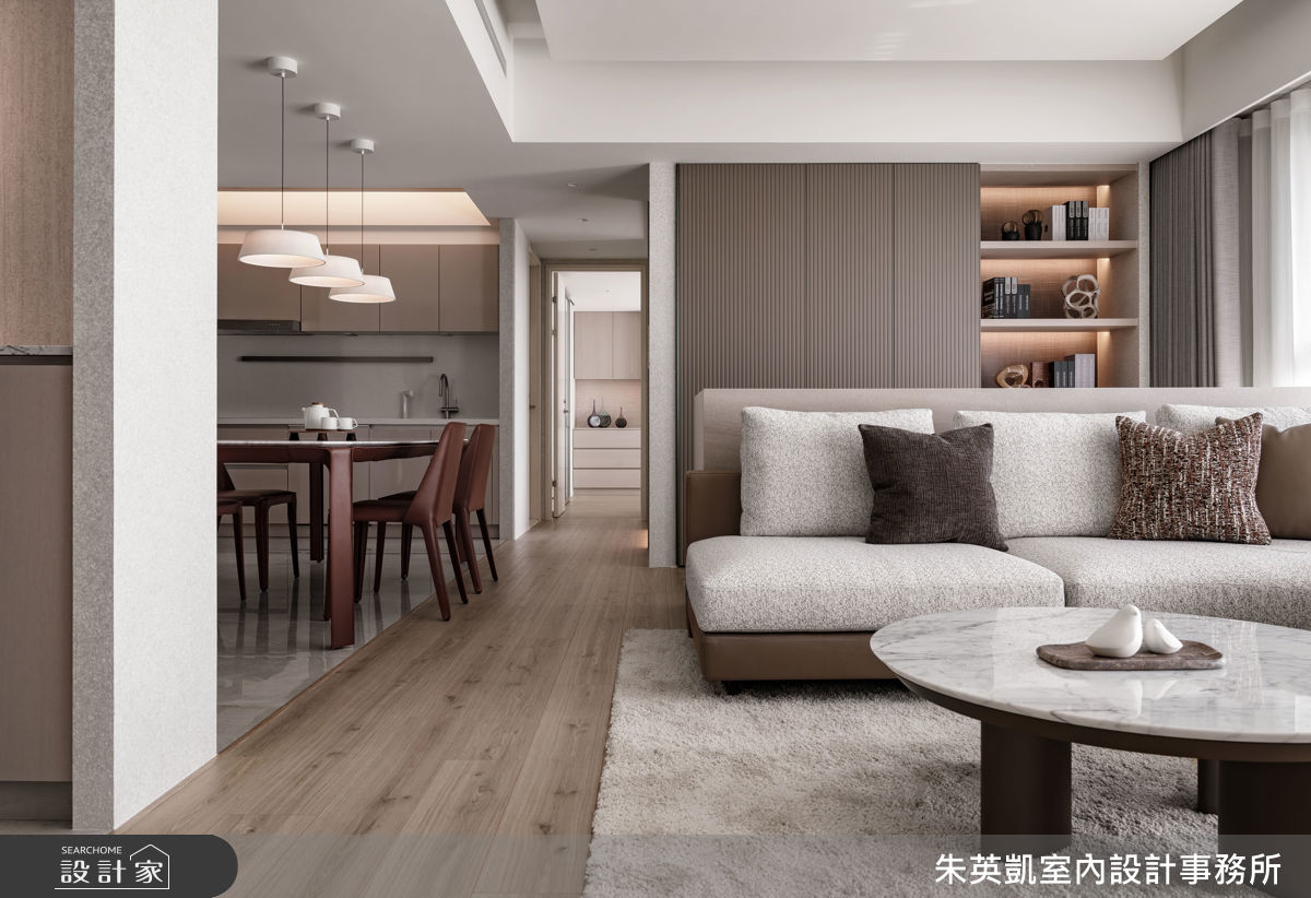 27坪新成屋(5年以下)＿現代風客廳餐廳廚房書房案例圖片＿朱英凱室內設計事務所＿朱英凱_51之18