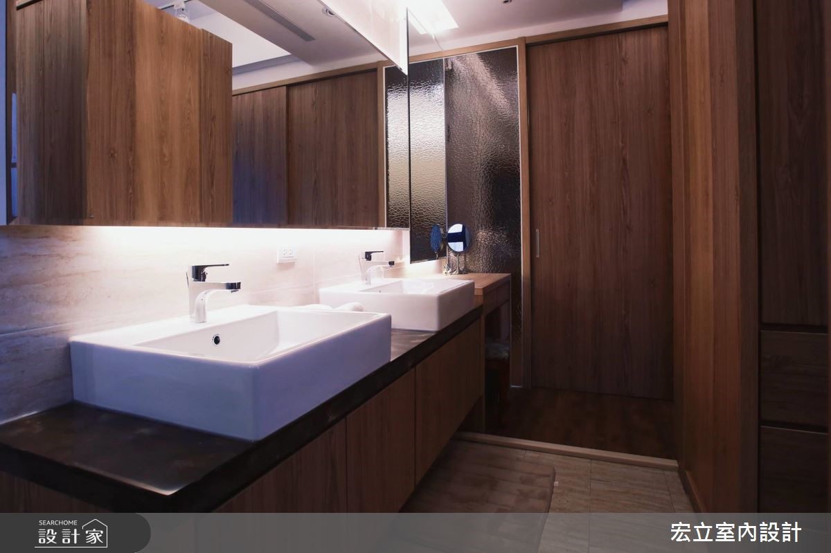60坪新成屋(5年以下)＿新古典浴室案例圖片＿宏立室內設計＿宏立_01之11