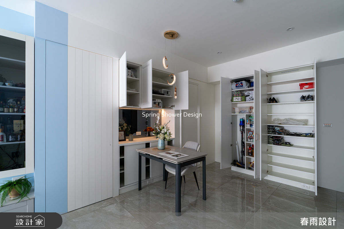 新成屋(5年以下)＿美式風餐廳案例圖片＿春雨設計＿春雨_338 維也納公寓之17