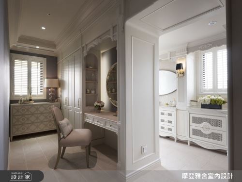 摩登雅舍_78 鐵粉姊妹愛的禮物 百坪中古屋翻新奶油白新古典飯店宅_新古典