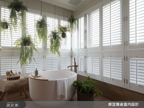 摩登雅舍_78 鐵粉姊妹愛的禮物 百坪中古屋翻新奶油白新古典飯店宅_新古典
