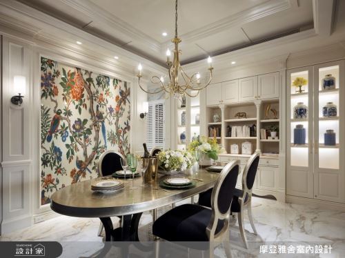 摩登雅舍_87老屋翻新法式輕洛可可風精品飯店宅_新古典