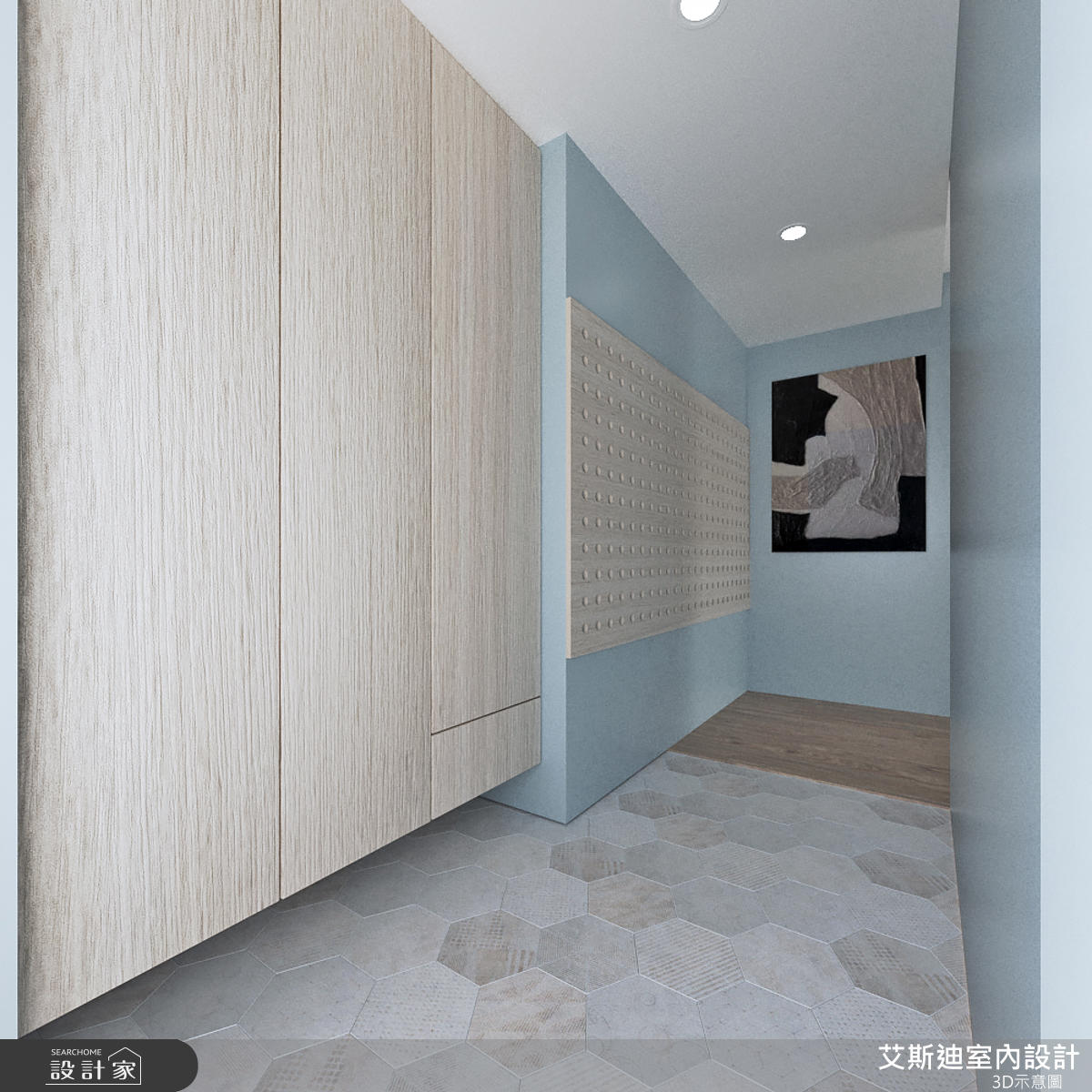 27坪新成屋(5年以下)＿北歐風玄關案例圖片＿艾斯迪室內設計＿艾斯迪_15之1