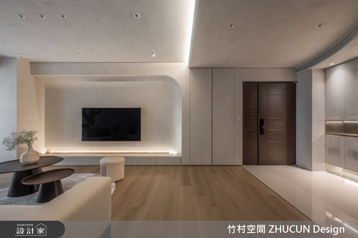 60坪中古屋(5~15年)＿侘寂風玄關客廳案例圖片＿竹村空間 ZHUCUN Design＿竹村_38 沐序 Muvo 60坪侘寂風之2