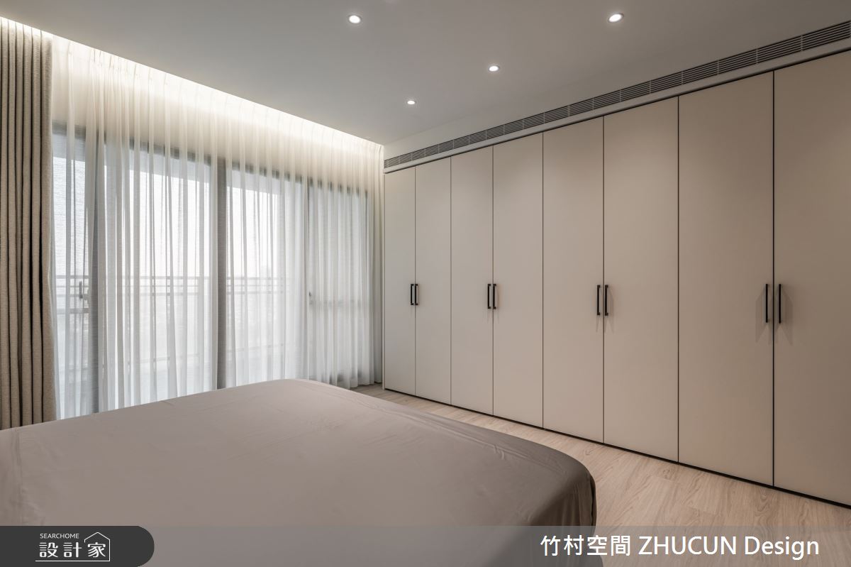 60坪中古屋(5~15年)＿侘寂風臥室案例圖片＿竹村空間 ZHUCUN Design＿竹村_38 沐序 Muvo 60坪侘寂風之21