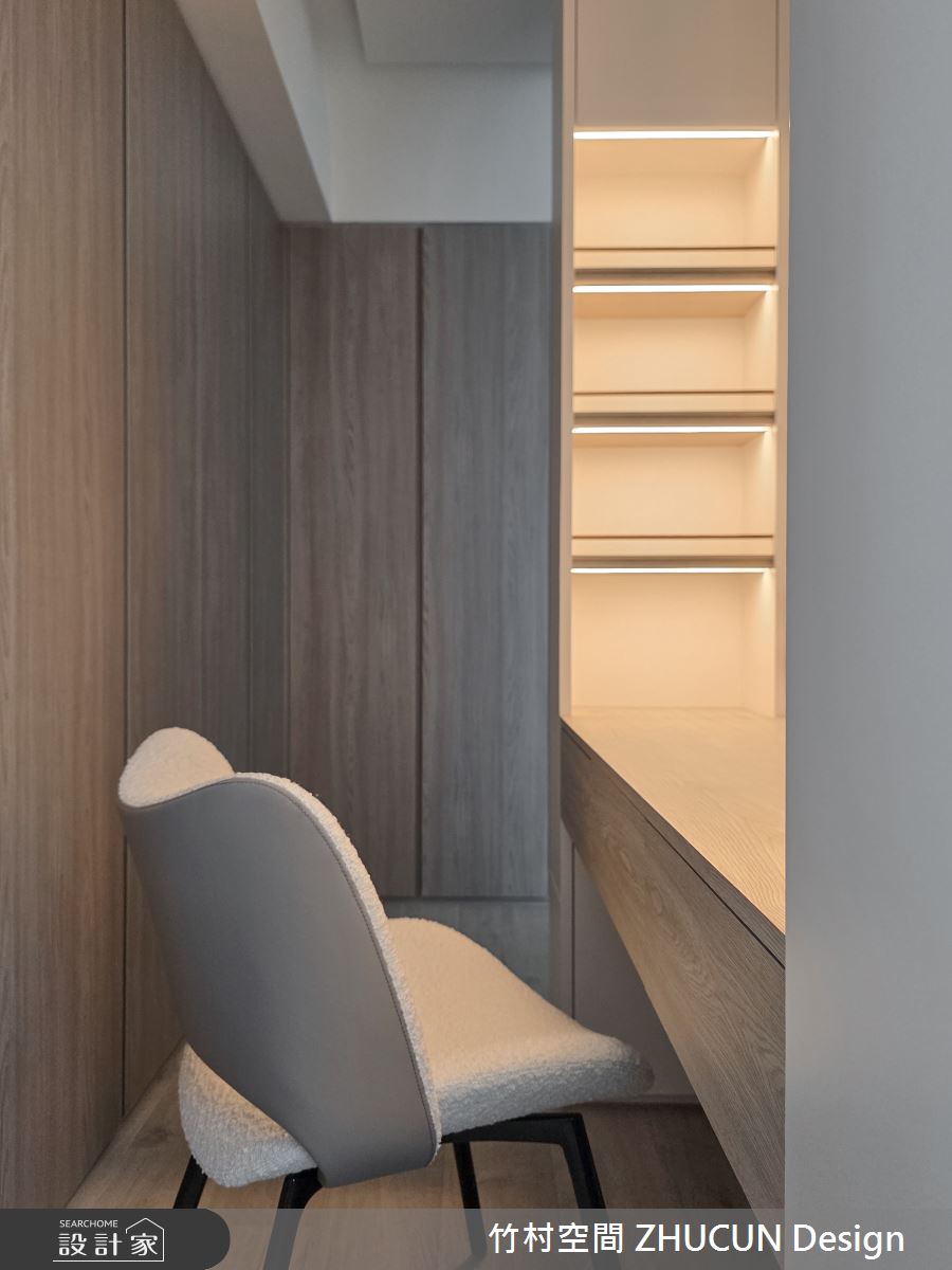 40坪中古屋(5~15年)＿現代風更衣間案例圖片＿竹村空間 ZHUCUN Design＿竹村_40 境謐 Serene Realm 40坪現代風之23
