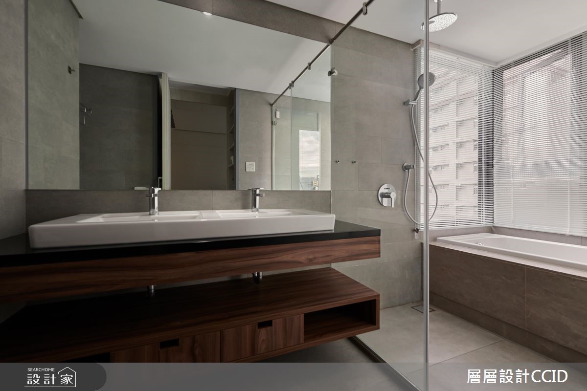 40坪新成屋(5年以下)＿現代風浴室案例圖片＿層層室內裝修設計有限公司＿層層_15之23