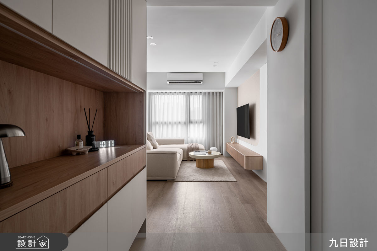 17坪新成屋(5年以下)＿日式北歐風玄關客廳案例圖片＿九日室內裝修設計＿九日_148之1