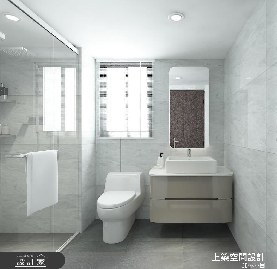 28坪預售屋＿現代風浴室案例圖片＿上築空間設計＿上築_20之8