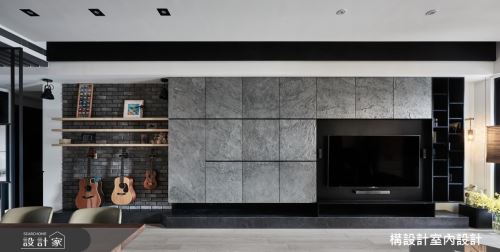 構設計_空間的表情。當灰階遇上彩虹_現代風