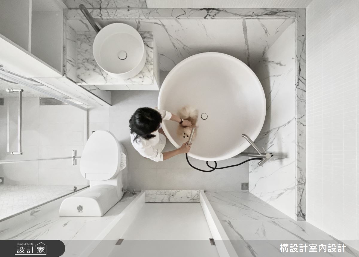 9坪＿新古典浴室案例圖片＿構設計＿構設計_輕暖法式寓所之32