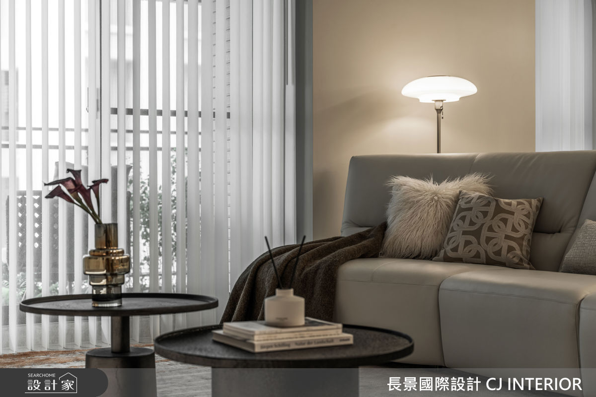 40坪新成屋(5年以下)＿現代輕美式風客廳案例圖片＿長景設計＿長景_42皇苑御之苑_低調奢華飯店宅之28