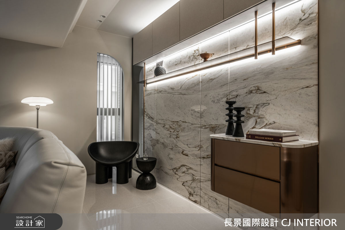 40坪新成屋(5年以下)＿現代輕美式風書房案例圖片＿長景設計＿長景_42皇苑御之苑_低調奢華飯店宅之31