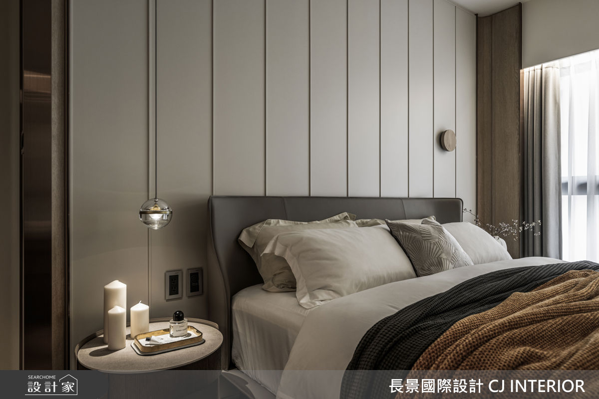 40坪新成屋(5年以下)＿現代輕美式風臥室案例圖片＿長景設計＿長景_42皇苑御之苑_低調奢華飯店宅之41