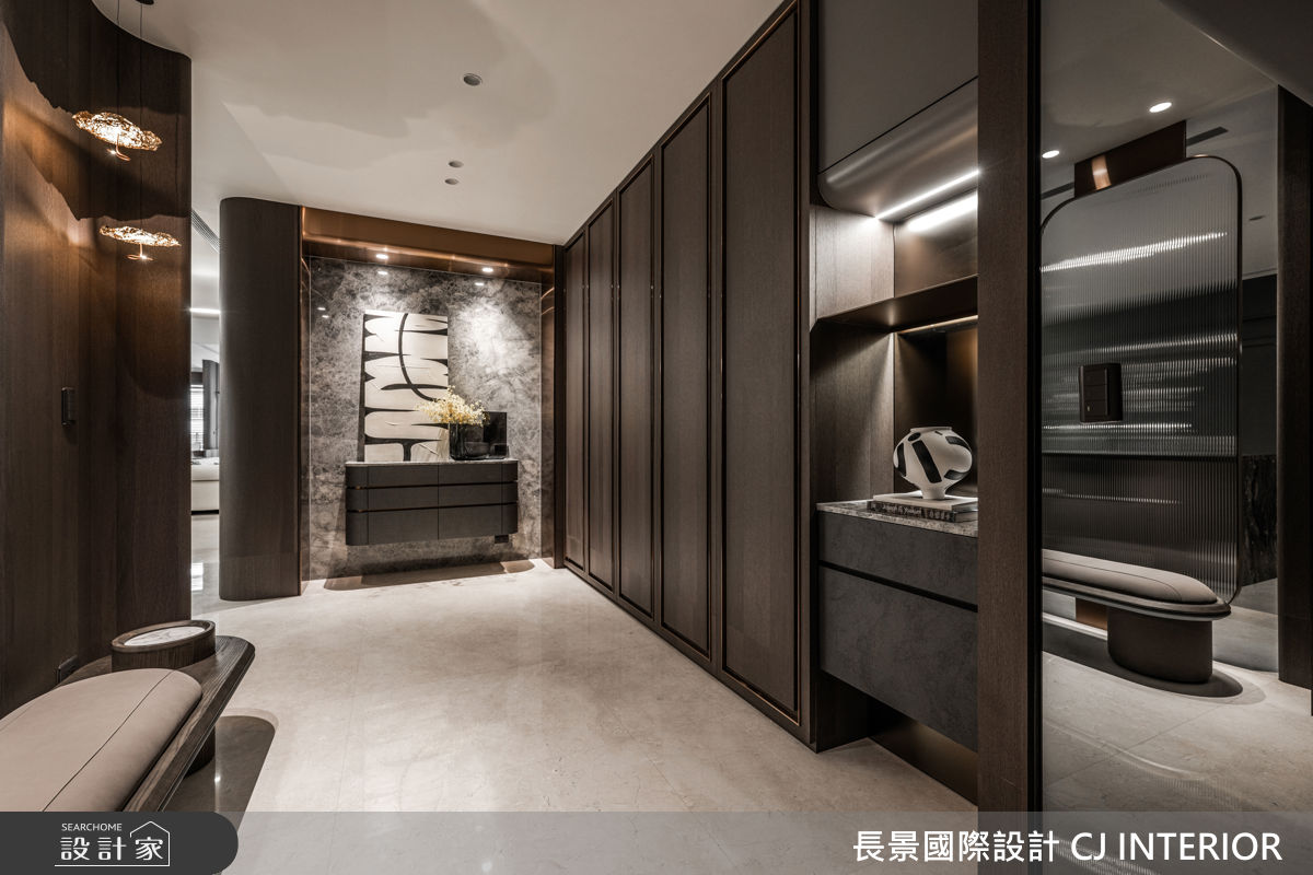 63坪新成屋(5年以下)＿現代風玄關餐廳吧檯案例圖片＿長景設計＿長景_43美術皇居_隱奢境邸之1