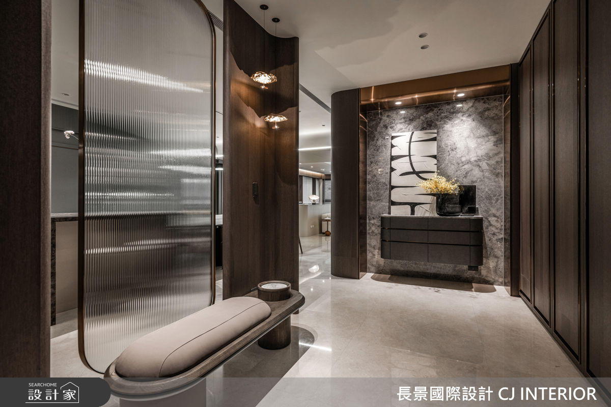 63坪新成屋(5年以下)＿現代風玄關餐廳吧檯案例圖片＿長景設計＿長景_43美術皇居_隱奢境邸之5