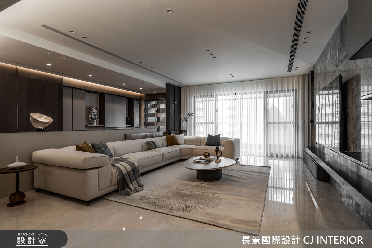 63坪新成屋(5年以下)＿現代風客廳案例圖片＿長景設計＿長景_43美術皇居_隱奢境邸之25