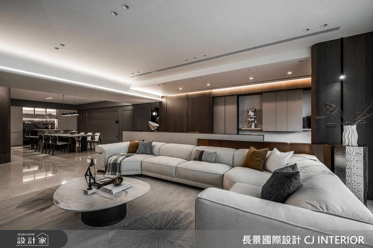 63坪新成屋(5年以下)＿現代風客廳案例圖片＿長景設計＿長景_43美術皇居_隱奢境邸之29