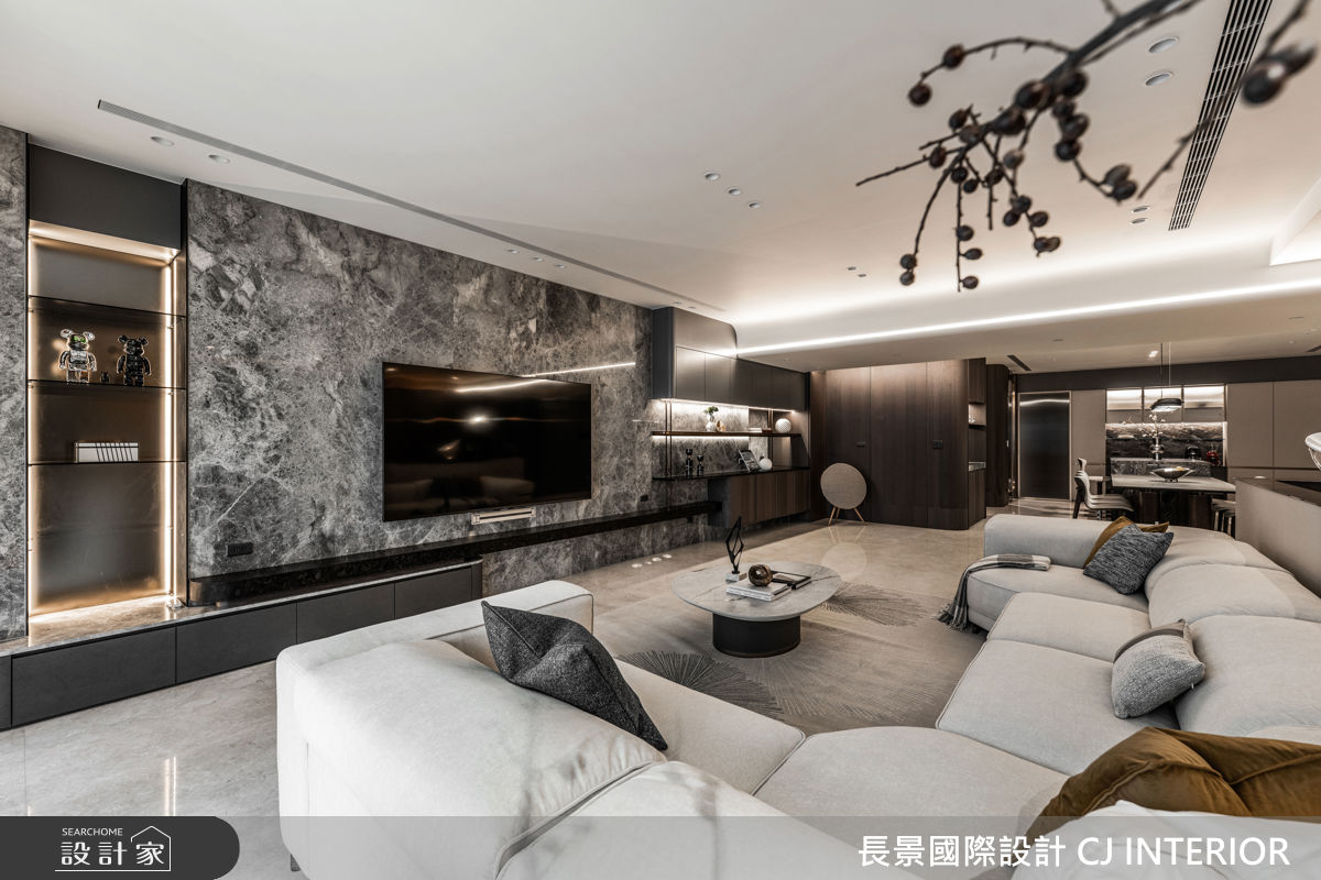 63坪新成屋(5年以下)＿現代風客廳案例圖片＿長景設計＿長景_43美術皇居_隱奢境邸之30