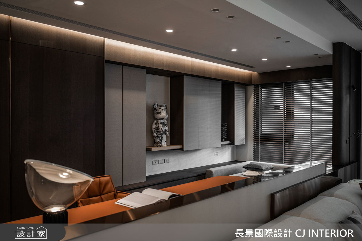 63坪新成屋(5年以下)＿現代風書房多功能室案例圖片＿長景設計＿長景_43美術皇居_隱奢境邸之33