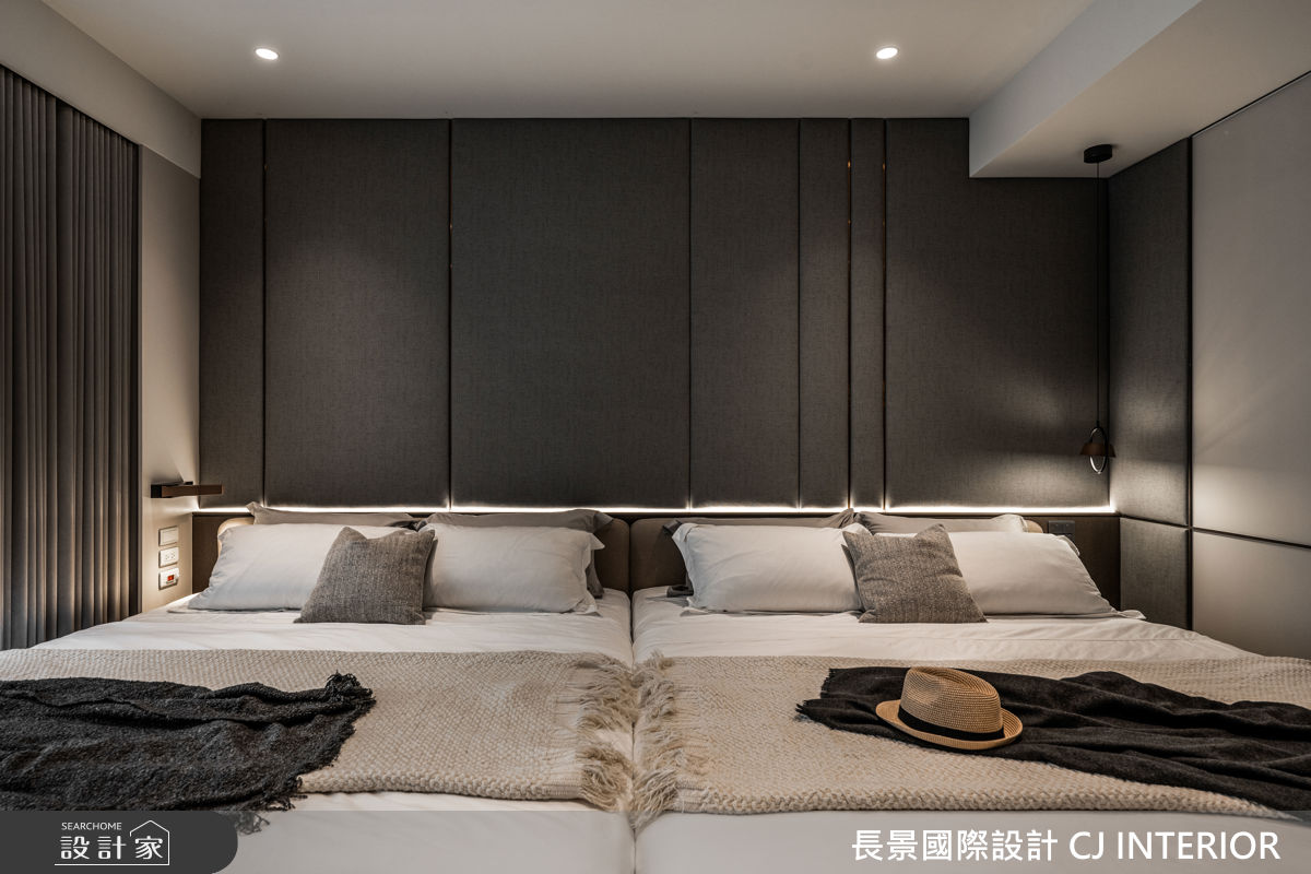 63坪新成屋(5年以下)＿現代風臥室案例圖片＿長景設計＿長景_43美術皇居_隱奢境邸之39