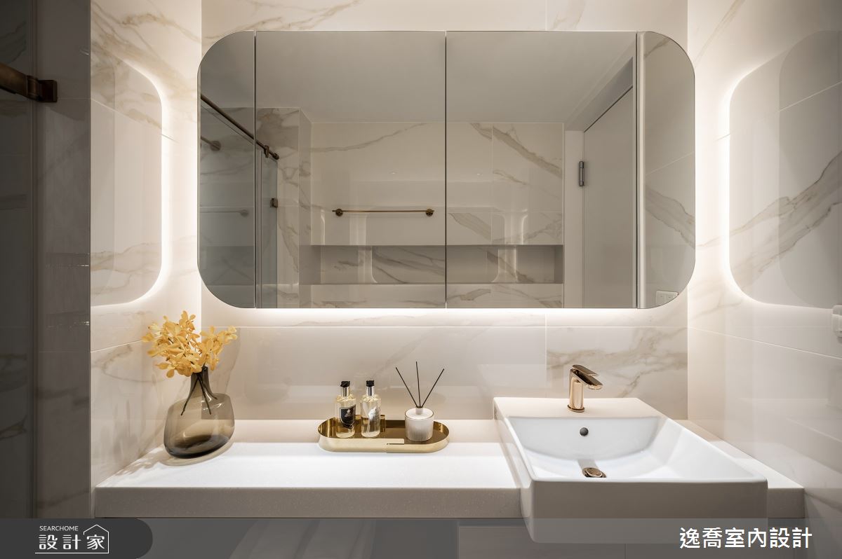 新成屋(5年以下)＿現代風浴室案例圖片＿逸喬室內設計＿逸喬_雲層間的對話之22