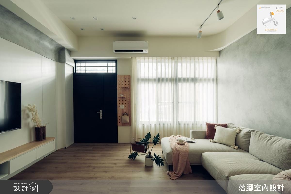 34坪新成屋(5年以下)＿現代風客廳案例圖片＿落腳室內設計＿落腳_日安美好之19