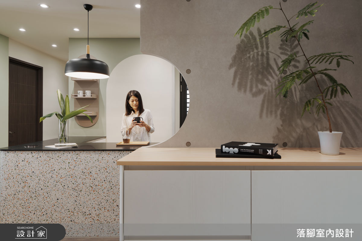 24坪新成屋(5年以下)＿日式北歐風玄關中島案例圖片＿落腳室內設計＿落腳_落在日常之1