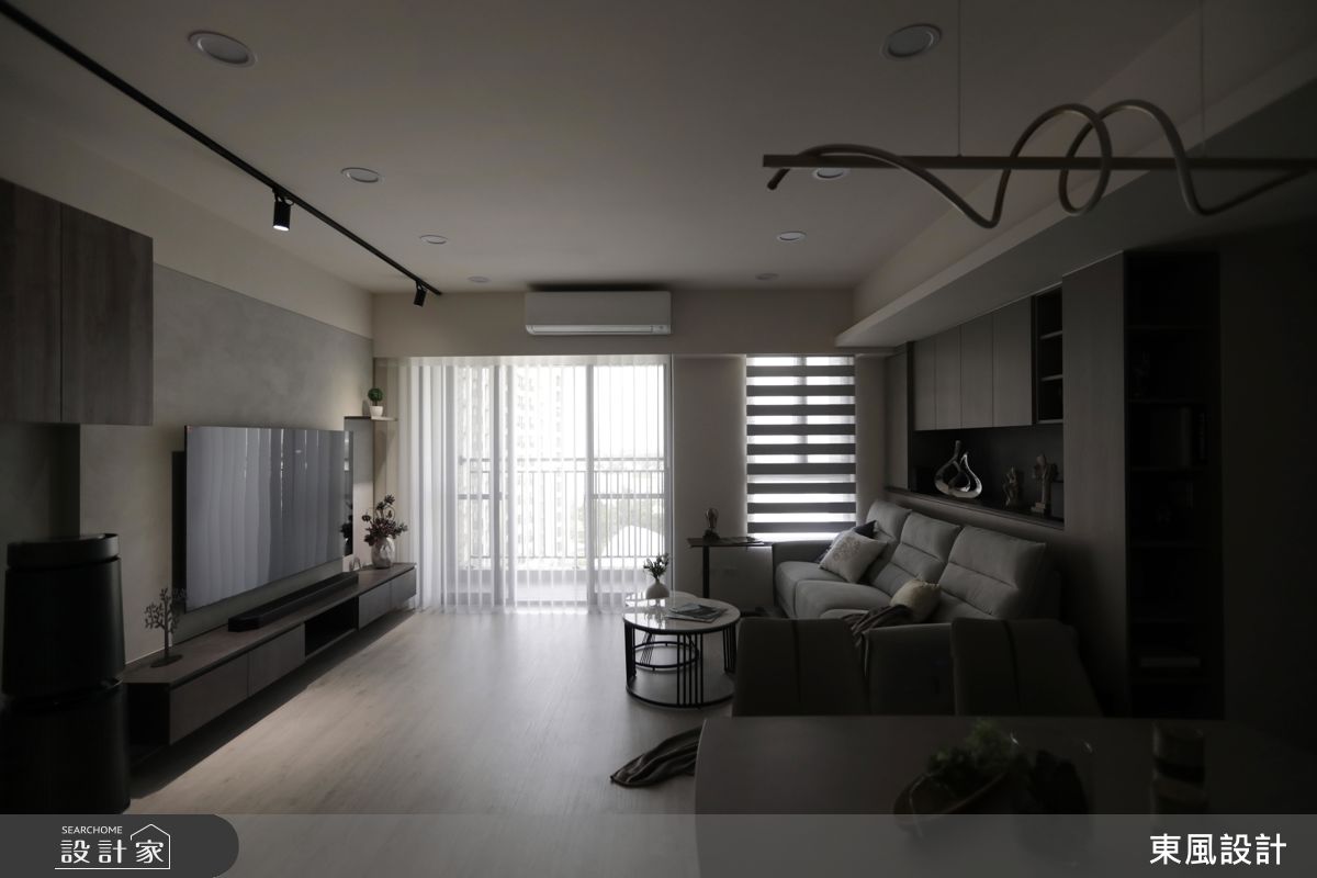 28坪新成屋(5年以下)＿現代風客廳餐廳案例圖片＿東風室內設計＿東風_71_新竹之9