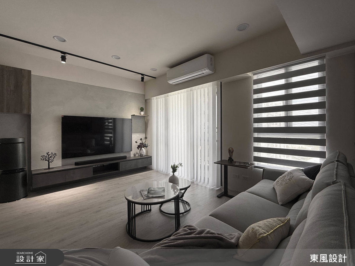 28坪新成屋(5年以下)＿現代風客廳案例圖片＿東風室內設計＿東風_71_新竹之12