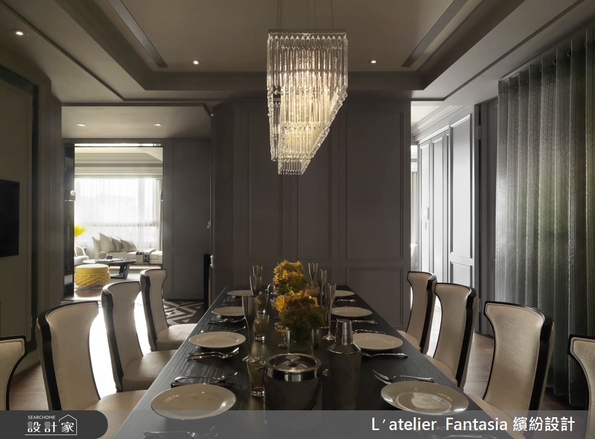 55坪新成屋(5年以下)＿新古典餐廳案例圖片＿L′atelier Fantasia 繽紛設計＿繽紛_13之6