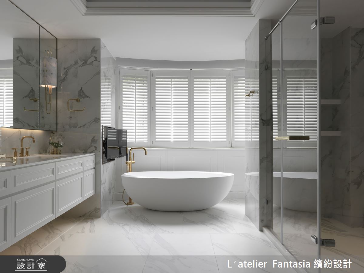 100坪中古屋(5~15年)＿新古典浴室案例圖片＿L′atelier Fantasia 繽紛設計＿繽紛_33之20