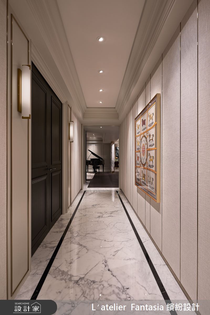 83坪新成屋(5年以下)＿新古典走廊案例圖片＿L′atelier Fantasia 繽紛設計＿繽紛_34之15
