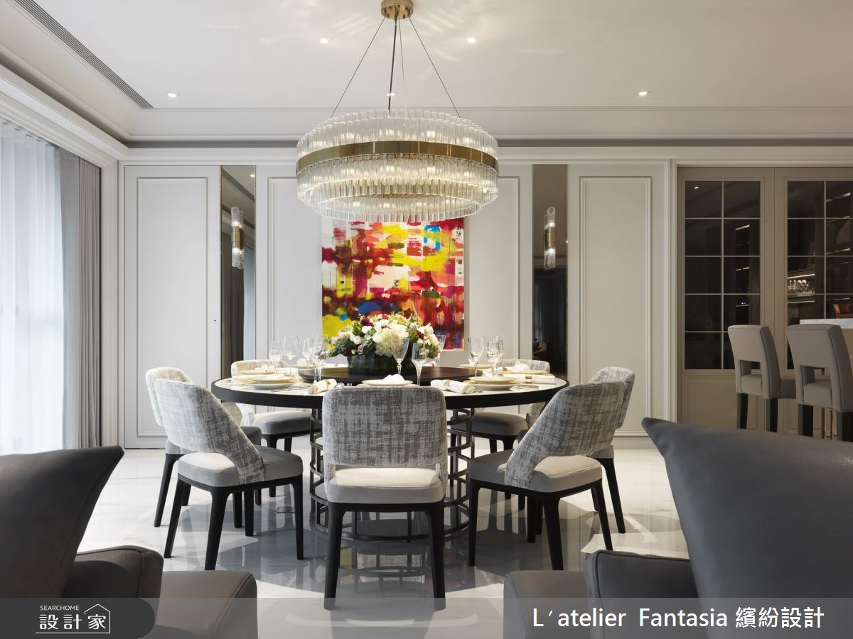 110坪新成屋(5年以下)＿新古典餐廳案例圖片＿L′atelier Fantasia 繽紛設計＿繽紛_19之8