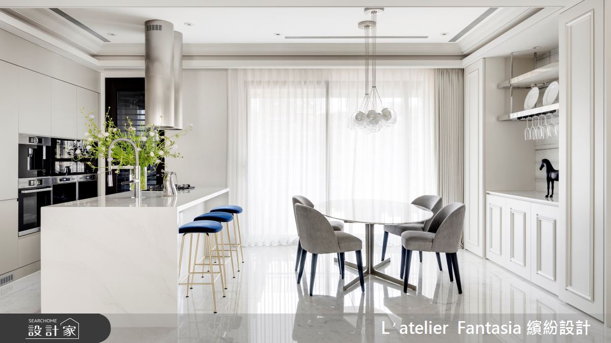 37坪新成屋(5年以下)＿新古典餐廳廚房案例圖片＿L′atelier Fantasia 繽紛設計＿繽紛_23之5