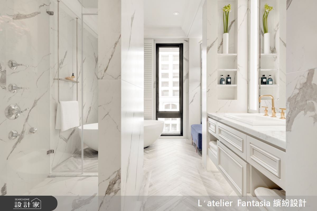 37坪新成屋(5年以下)＿新古典浴室案例圖片＿L′atelier Fantasia 繽紛設計＿繽紛_23之11