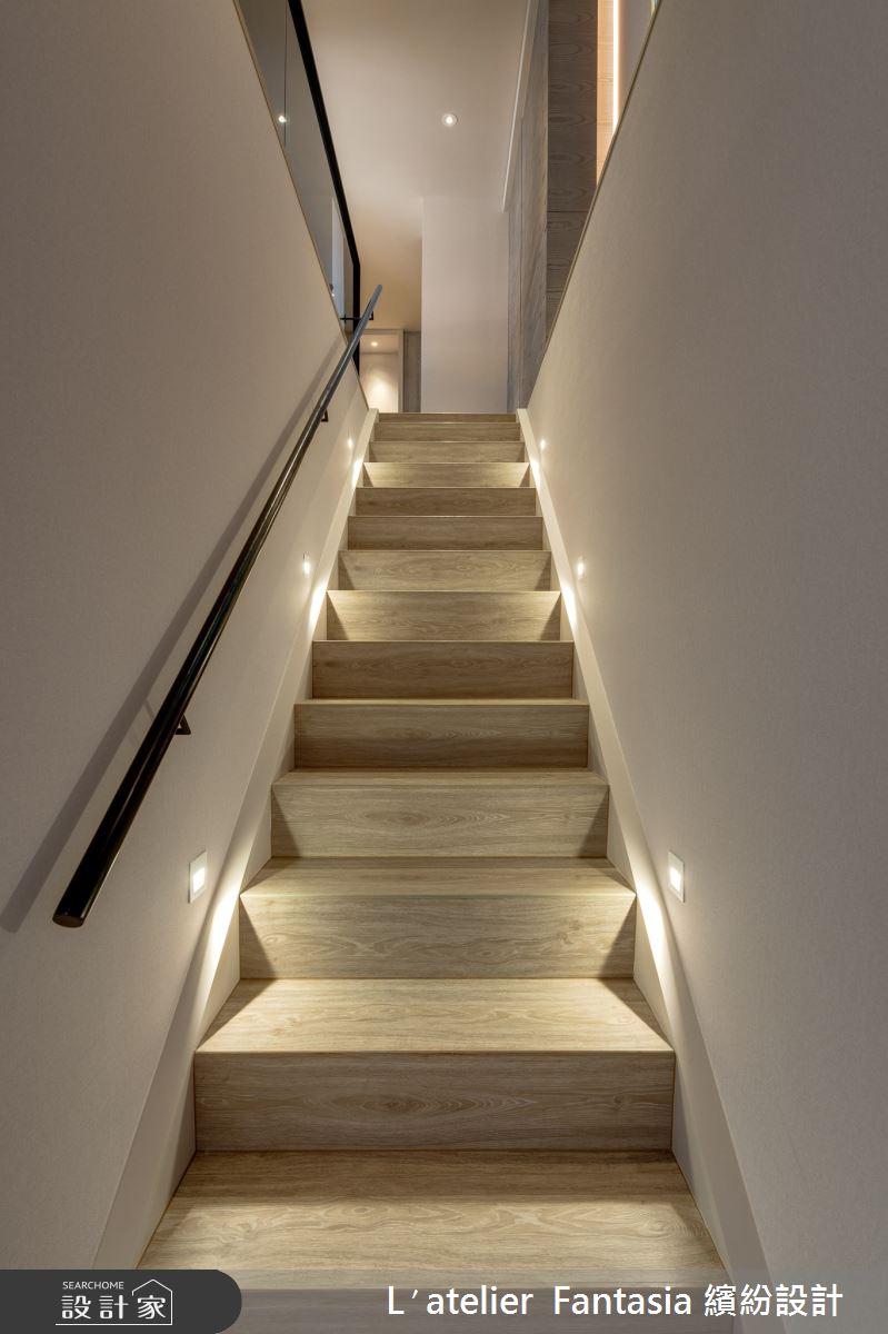 80坪新成屋(5年以下)＿新古典樓梯案例圖片＿L′atelier Fantasia 繽紛設計＿繽紛_04之8