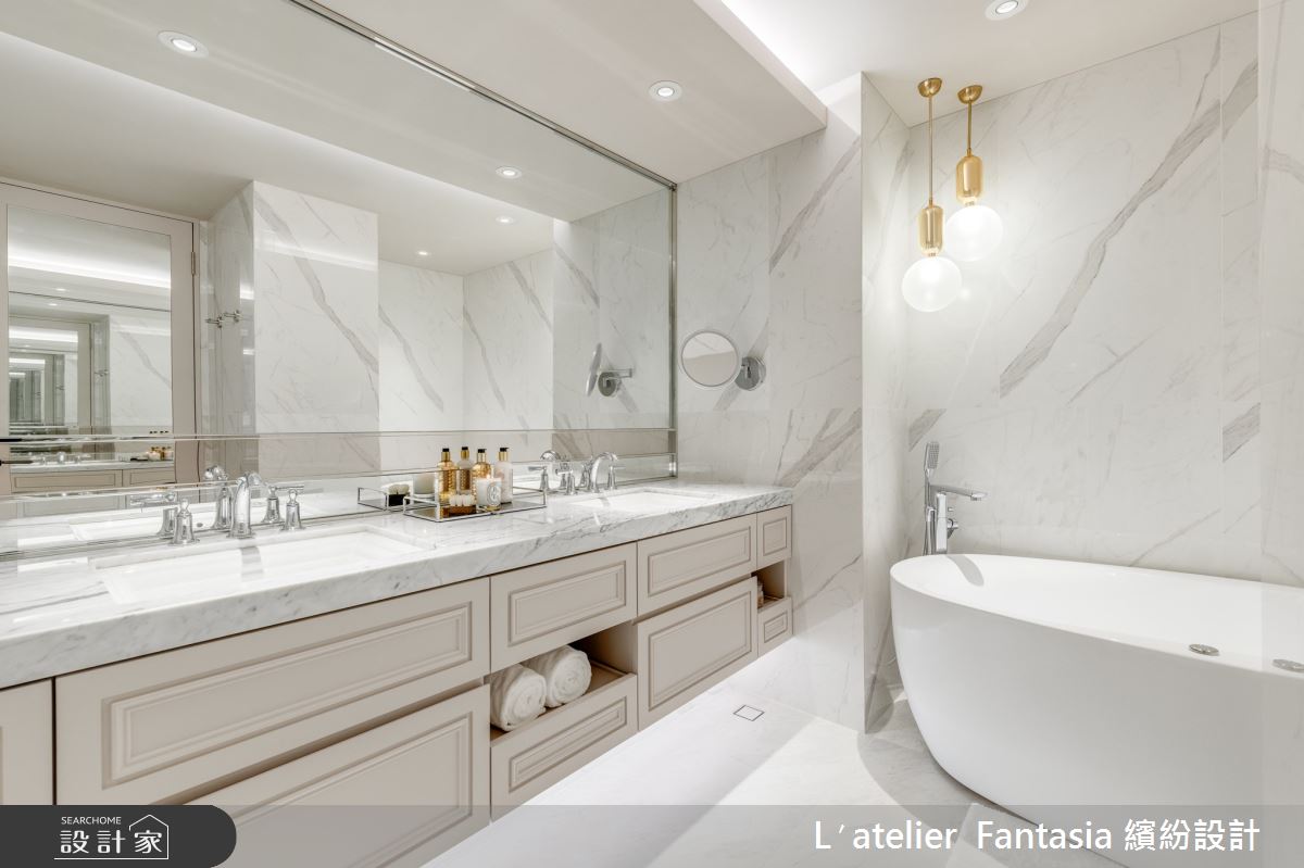 80坪新成屋(5年以下)＿新古典浴室案例圖片＿L′atelier Fantasia 繽紛設計＿繽紛_04之15