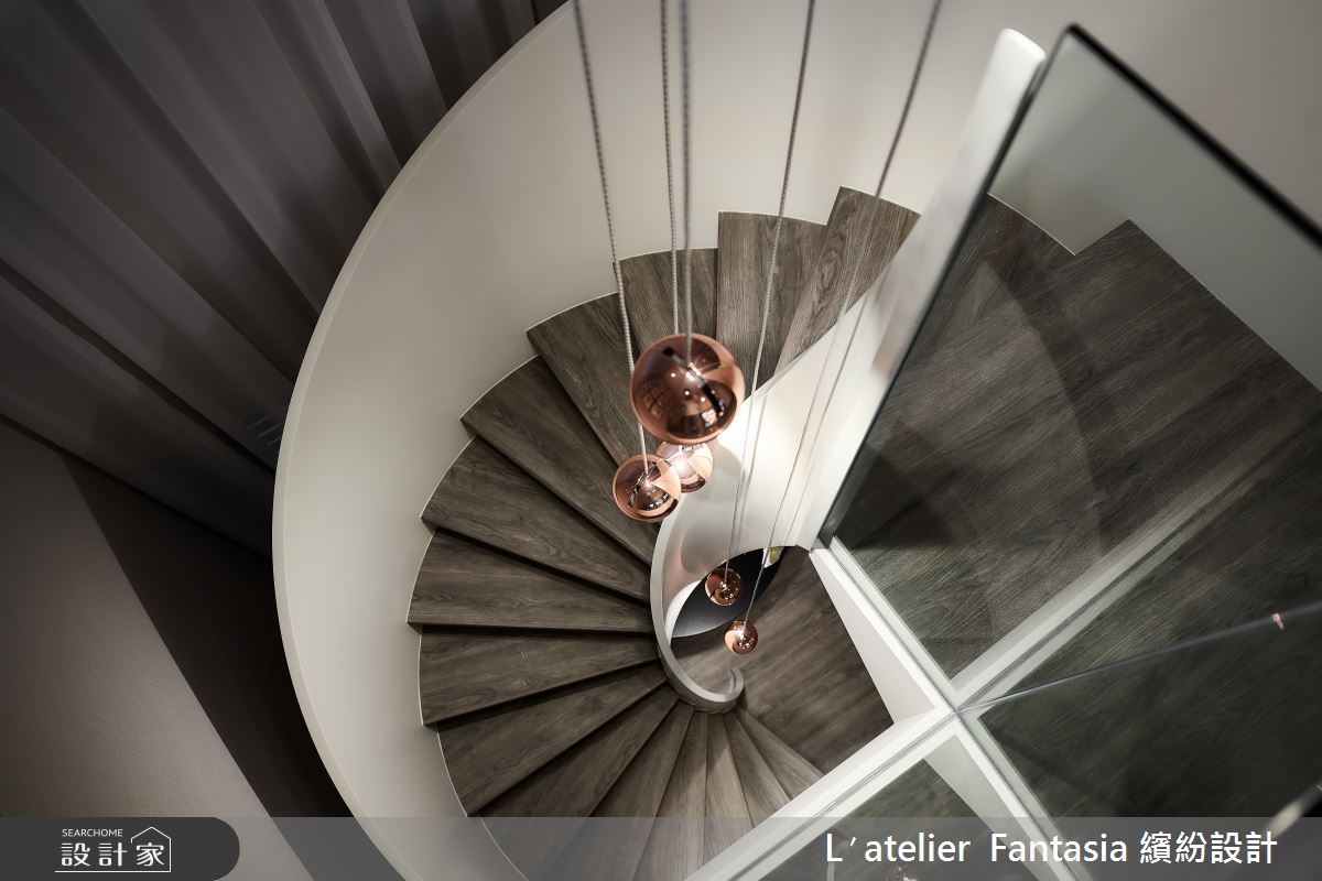 60坪新成屋(5年以下)＿新古典樓梯案例圖片＿L′atelier Fantasia 繽紛設計＿繽紛_03之7